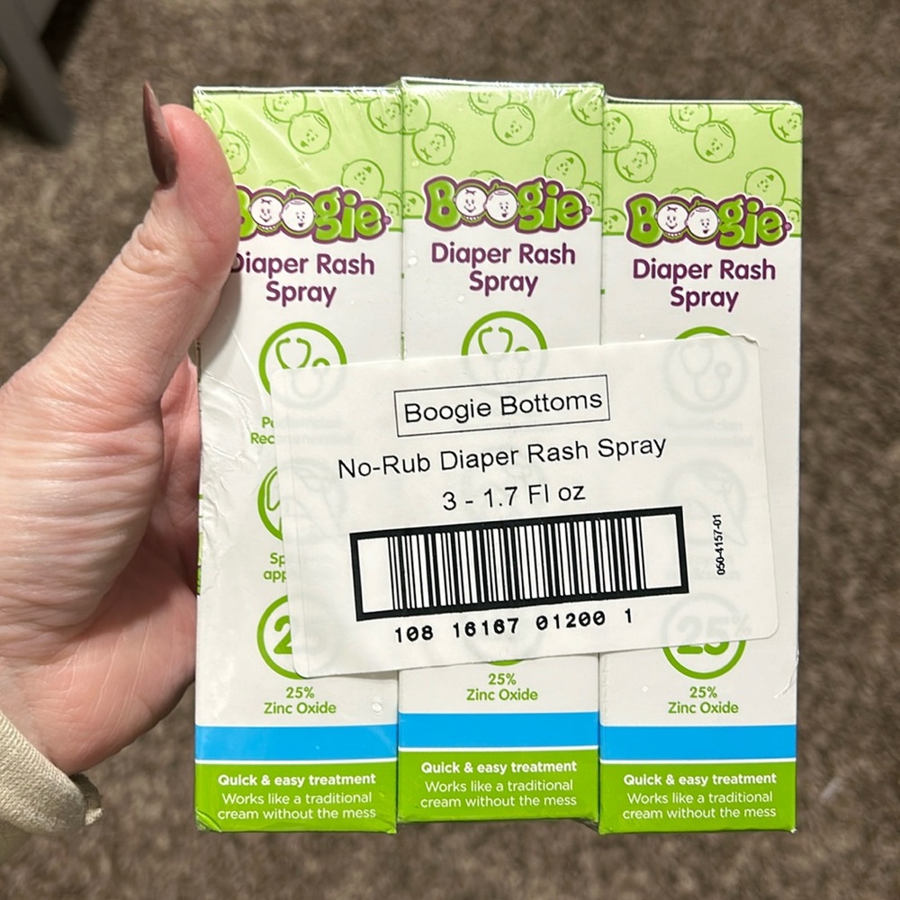 Boogie diaper rash spray